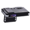 Black full HD dash cam with radar detection and touch screen display