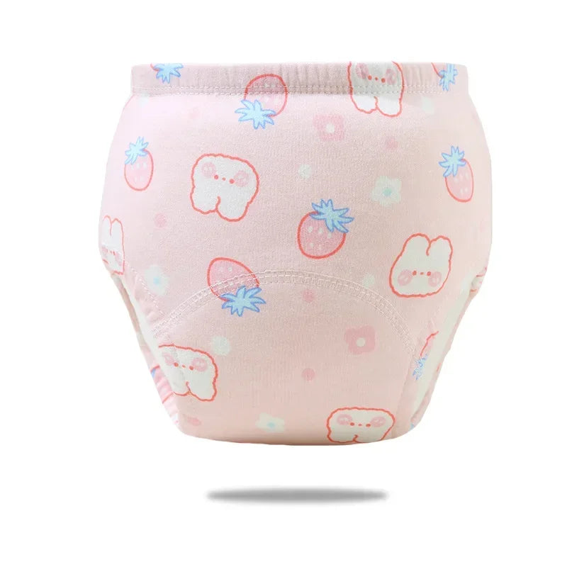 Reusable Cotton Potty Training Pants for Toddlers, Breathable & Waterproof