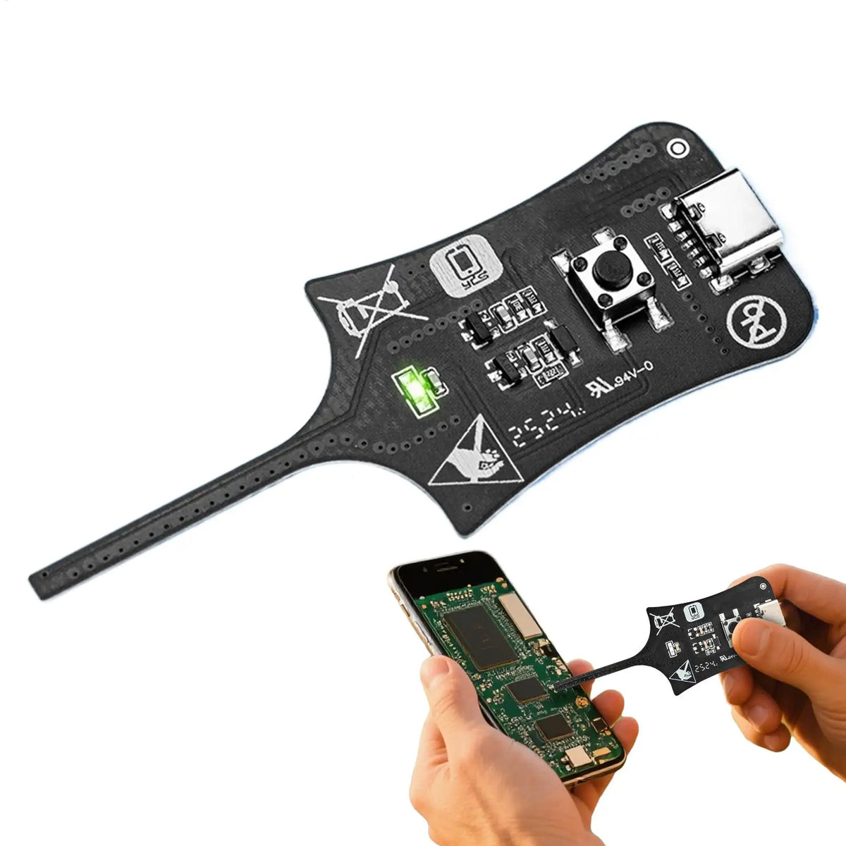Compact Motherboard Coil Tester for Phone Repair Diagnostics