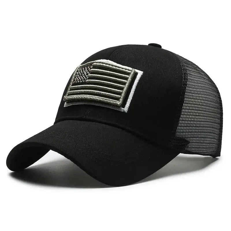 Gorra de béisbol con Camuflaje de Bandera Bordada