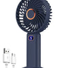 Portable Rechargeable Handheld Fan with Digital Display
