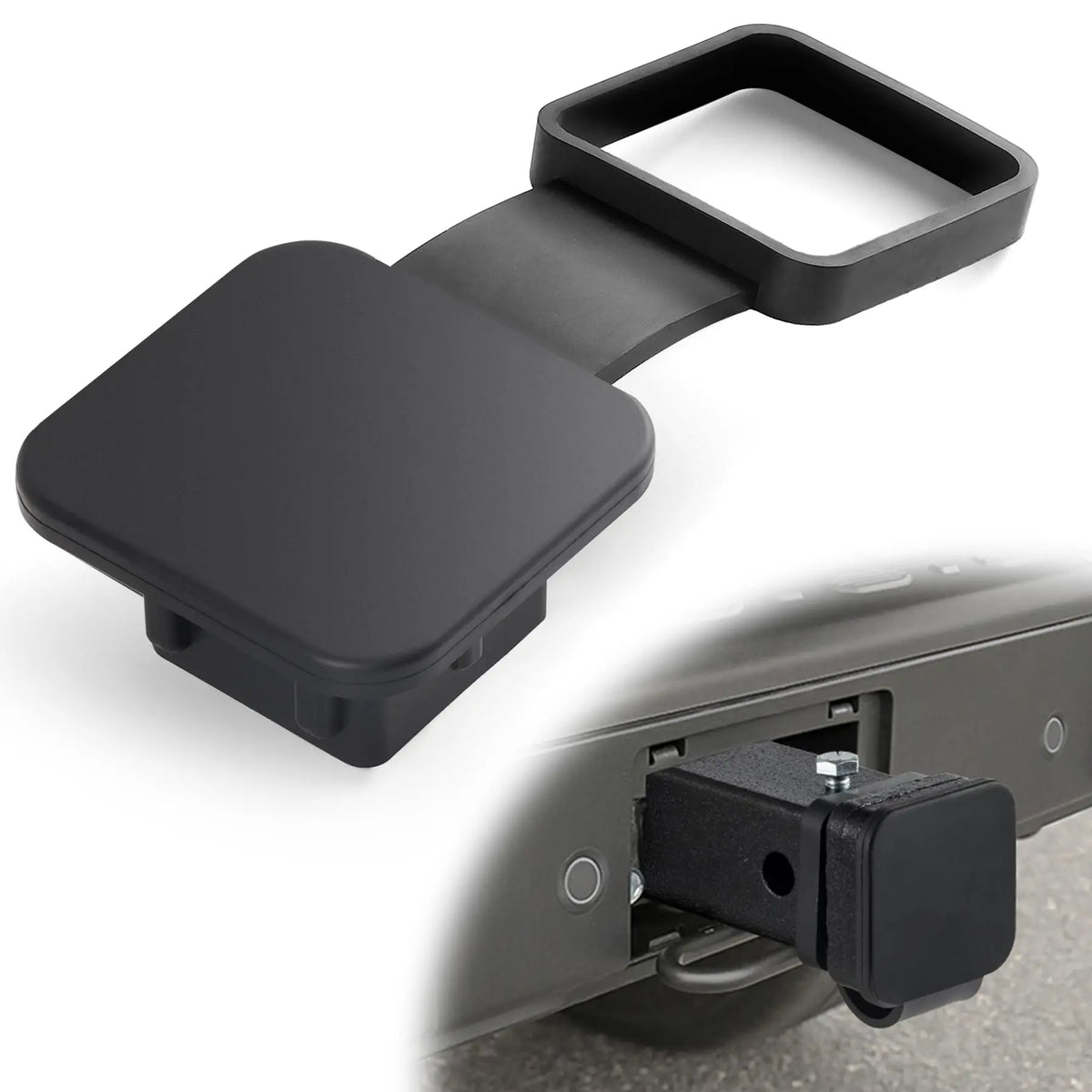 2-Inch Trailer Hitch Receiver Cover with American Flag Design