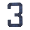 Solar-Powered LED House Number Sign