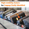 Adjustable Suitcase Straps with Bright Neon Colors – Secure & Easy to Spot