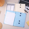 Emergency Preparedness Document Organizer with Accordion Pockets