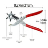 Rotary Leather Hole Punch Pliers - 6 Interchangeable Sizes