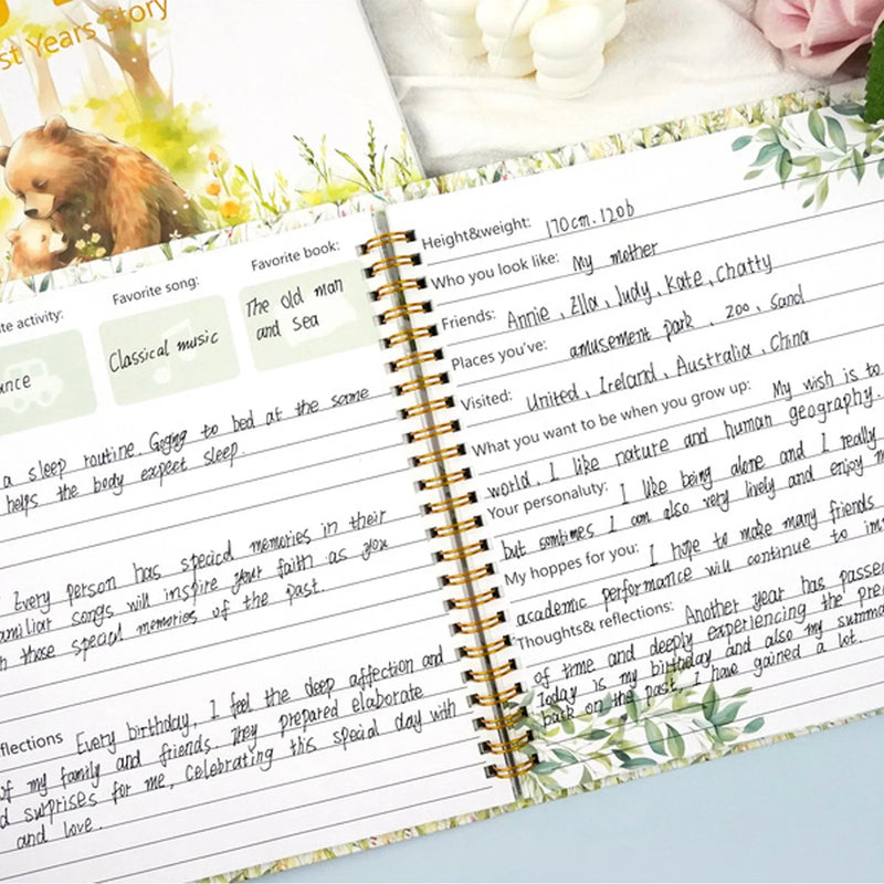 Baby Growth Memory Book & Milestone Journal