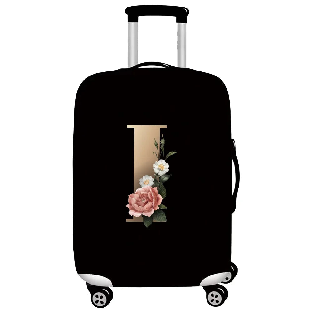 Gold Letter Series Elastic Luggage Cover
