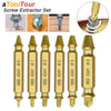 6-Piece Damaged Screw & Bolt Extractor Set