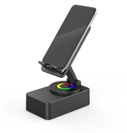 Wireless Bluetooth Speaker with Phone Stand and Built-in 1200mAh Power Bank