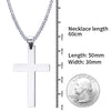 Stainless Steel Cross Pendant Necklace
