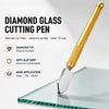 Precision Glass & Tile Cutter with Ergonomic Handle
