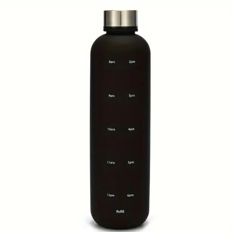 Botella de Agua Deportiva con Gradiente y Marcas de Medición