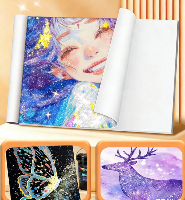 Metallic Glitter Art Markers