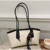Retro Tote Bag - Large Capacity Casual Shoulder Bag