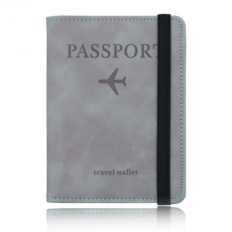 RFID Blocking Leather Card & Passport Holder