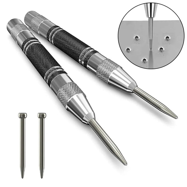 Automatic Center Punch for Precision Marking on Metal, Wood & More