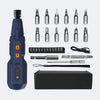 Cordless Electric Screwdriver with LED Lights & USB Rechargeable