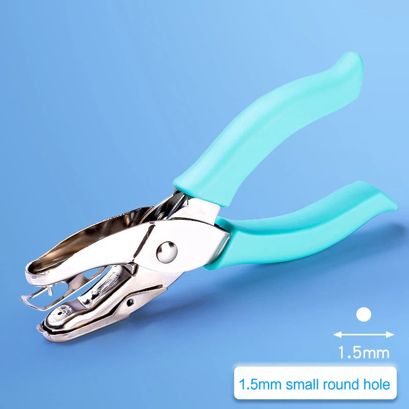 Metal Single-Hole Punch for Scrapbooking and Crafts