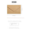 Classic Kraft Paper Envelopes with Window for Weddings & Gifts