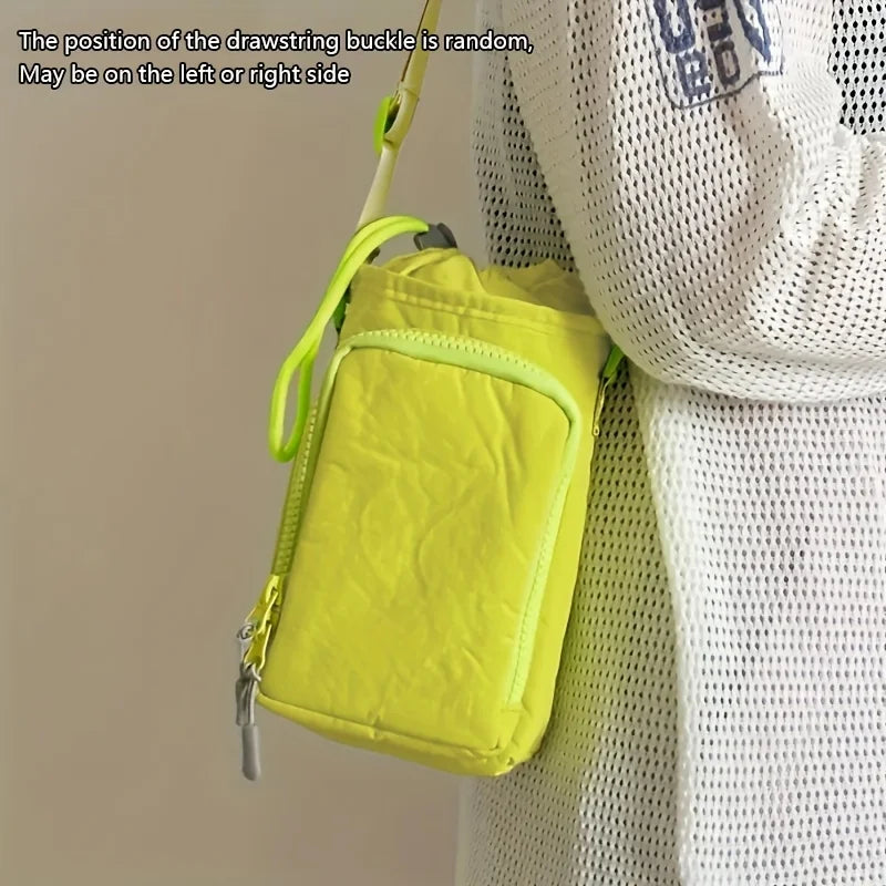 Portable Water Bottle Carrier Bag with Phone Pocket