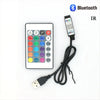 USB Bluetooth RGB LED strip controller with an IR remote and cable