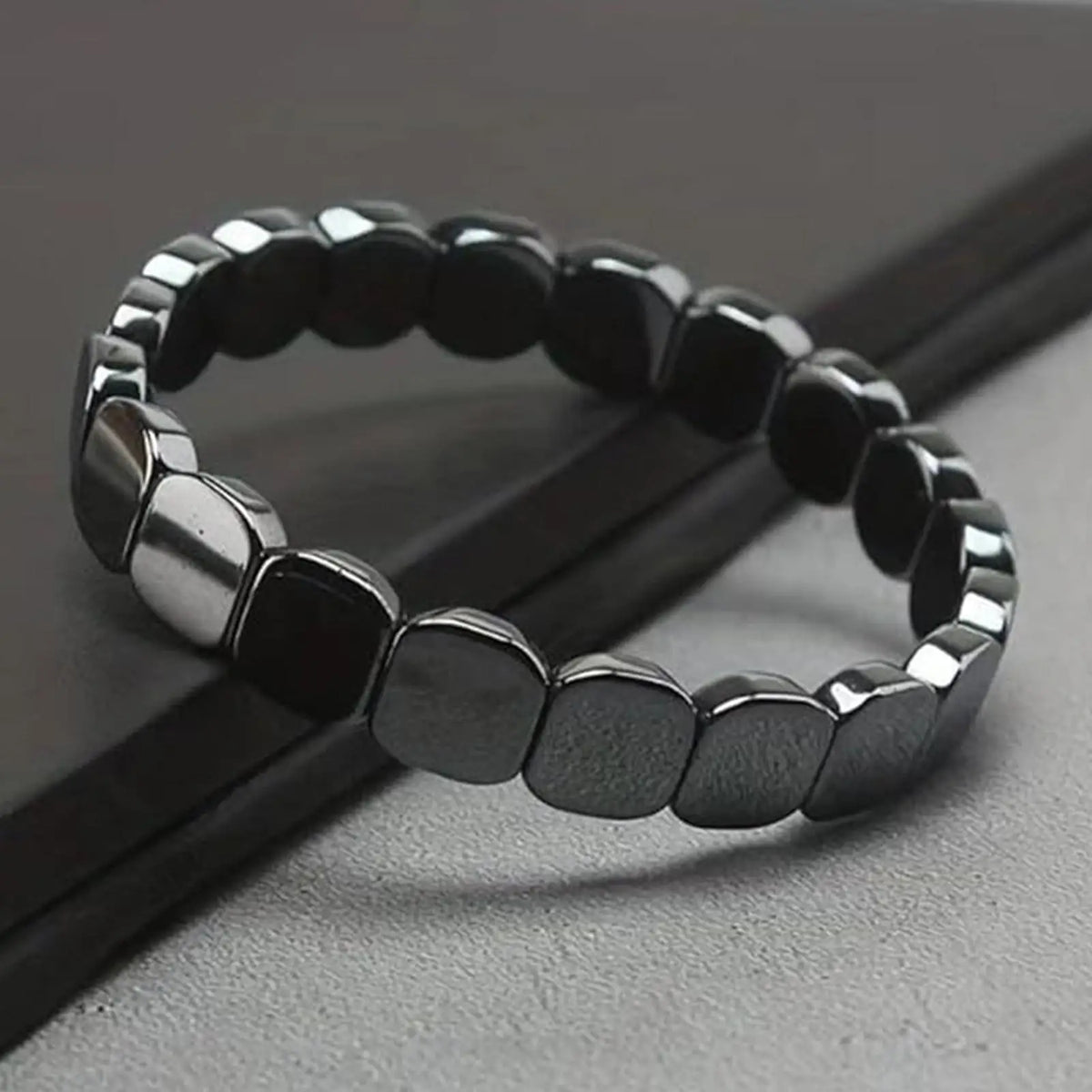 Natural Hematite Therapy Bracelet for Men