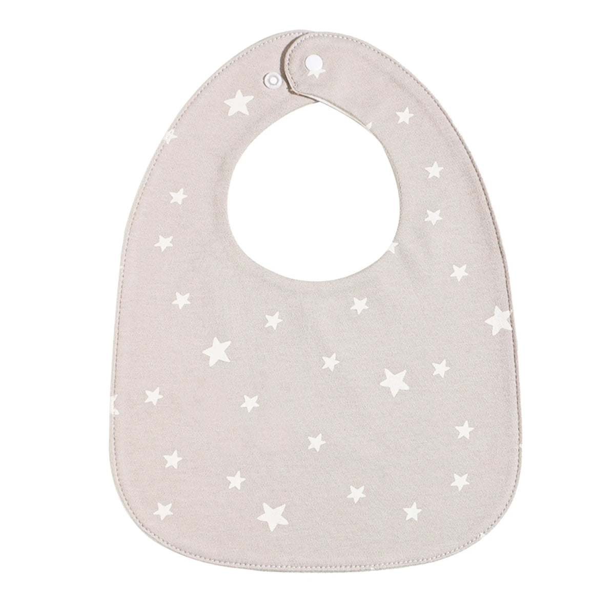 Soft Cotton Baby Bibs with Waterproof Backing (3-Layer, U-Shaped)