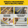 Professional 8m/26ft Tape Measure with Magnetic Hook and Belt Clip