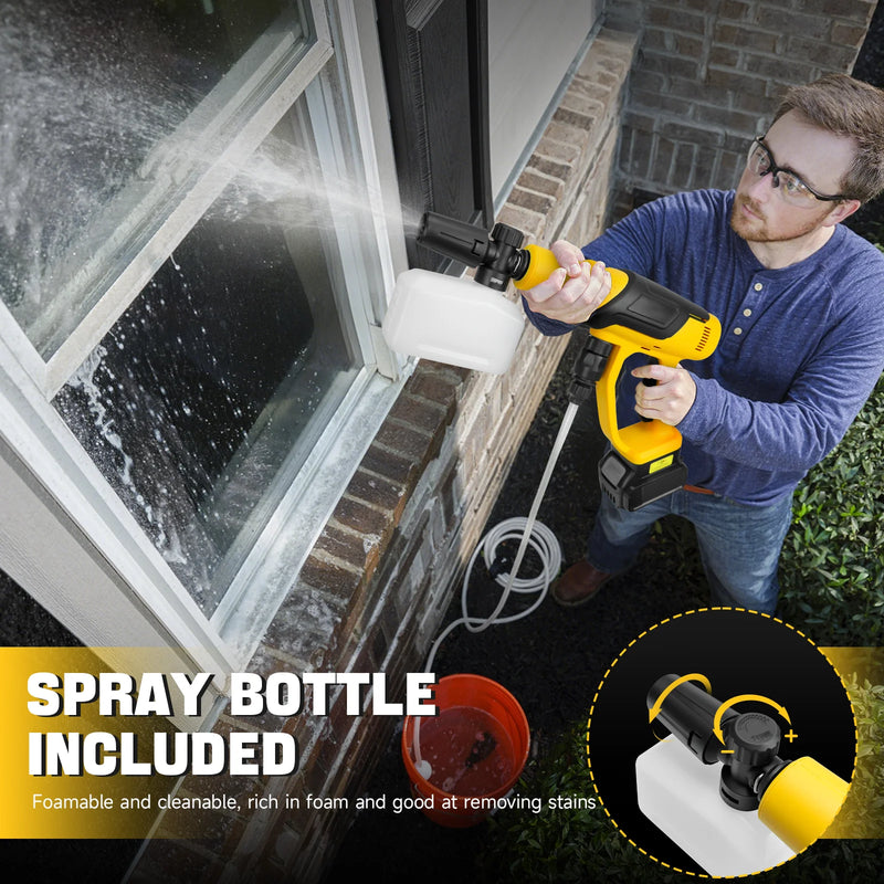Portable Cordless Pressure Washer Gun