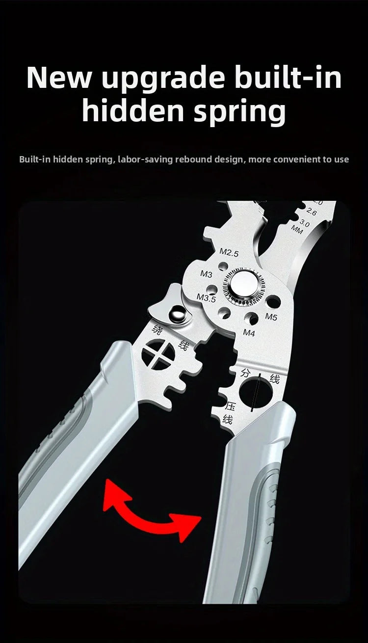 Heavy Duty Multifunctional Wire Stripping Pliers