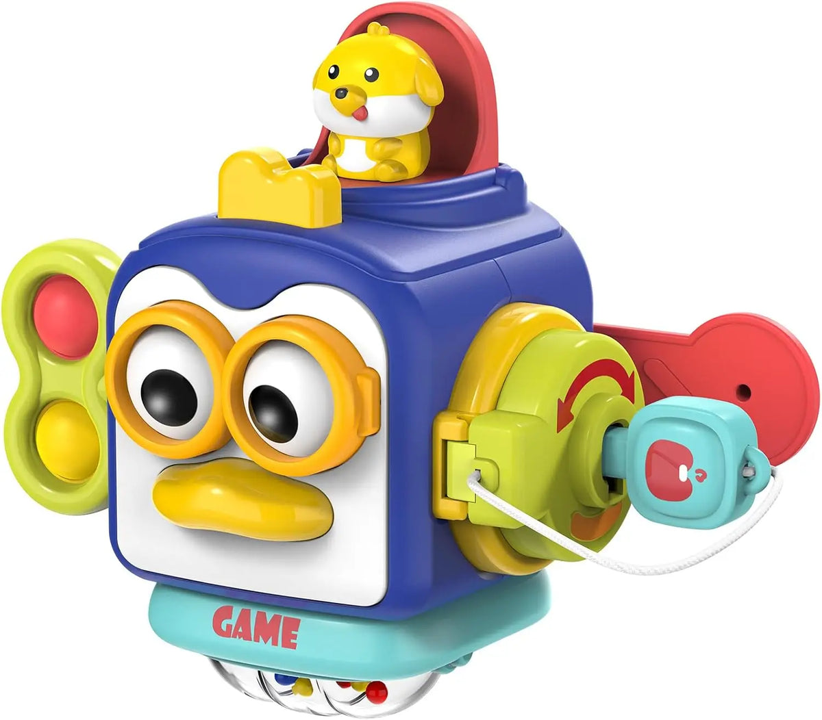 Montessori Busy Cube - Sensory Activity Toy for Toddlers