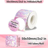 Self-Adhesive Thermal Label Rolls for Mini Printers