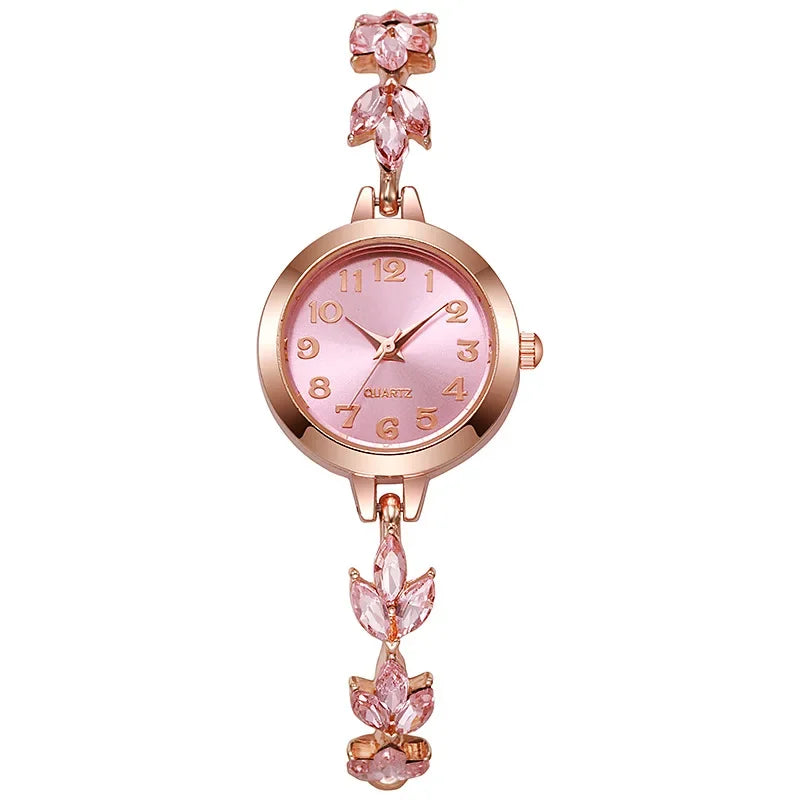 Elegant Rhinestone Bracelet Watch for Women