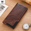 Men's Genuine Leather RFID Blocking Long Wallet with Card Holder