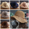 Sombrero de ala ancha de paja estilo francés