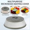 10.5-Inch Collapsible Microwave Splatter Cover with Handle