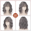 Short Wavy Bob Wig with Bangs