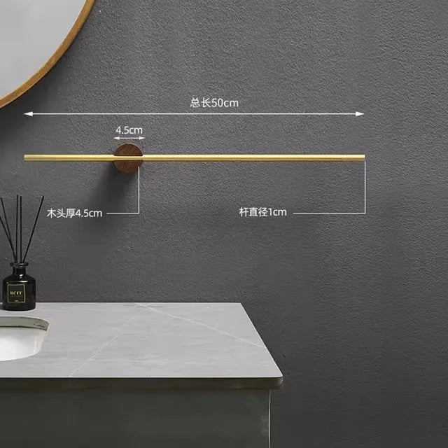 Adjustable Wood Towel Rack