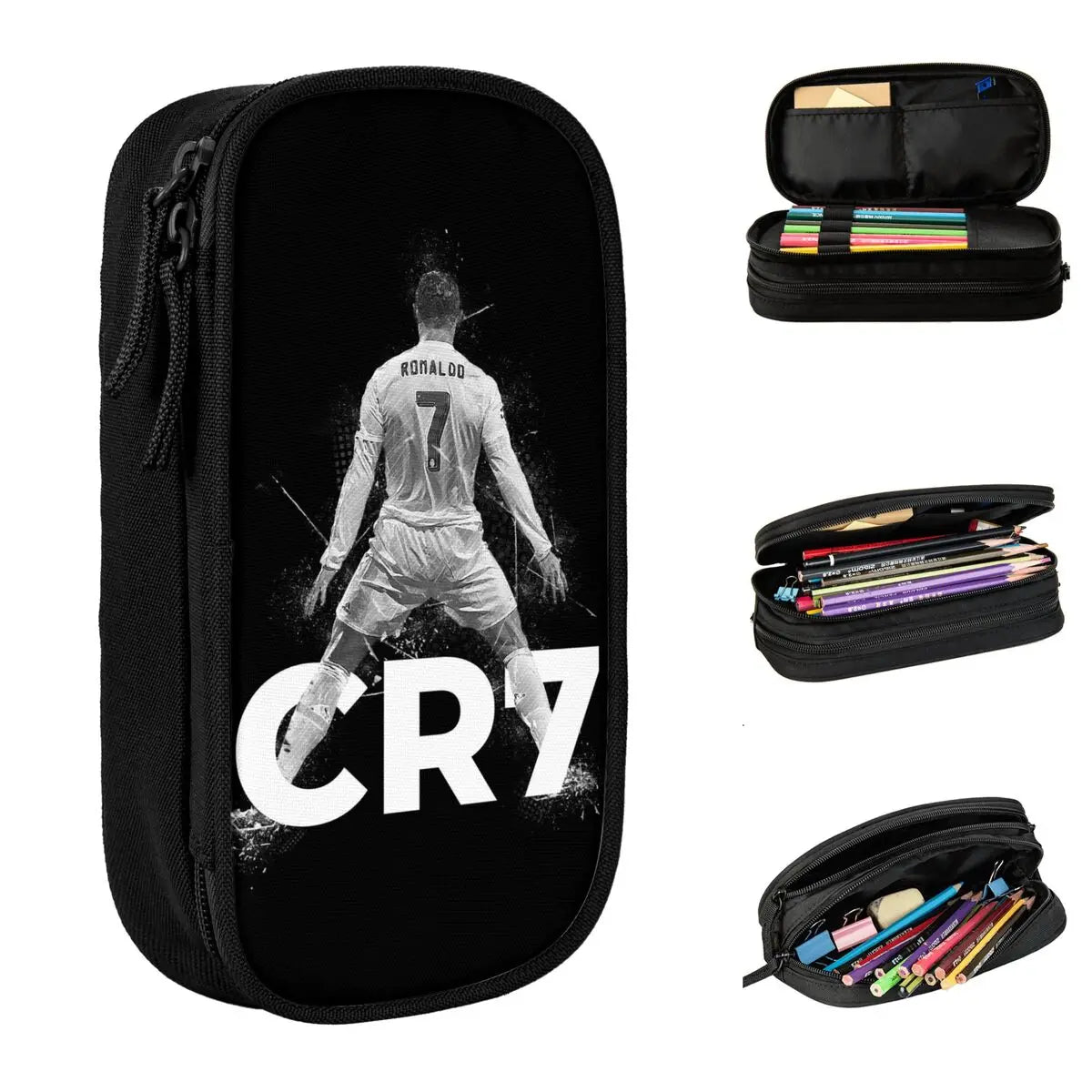 Soccer Star Pen Case – Large-Capacity Pencil Pouch
