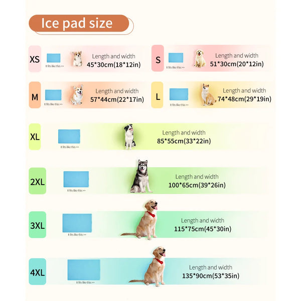 Ice Silk Cooling Pet Mat