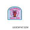 Embroidered Iron-On Patch with Cute Emblem Design