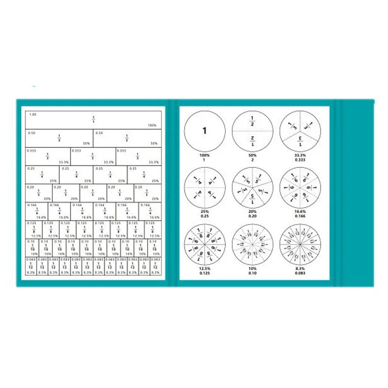 Magnetic Fraction Puzzle Set for Hands-On Math Learning