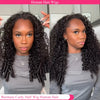 Burmese Curly Half Wig with Drawstring Closure
