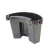 A black universal bucket organizer caddy designed for holding car detailing tools.
