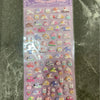 Ein Blatt kawaii Tier- und Kuchen-Dekorstickers zum Journaling mit süßen Tieren und Leckereien.