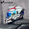 Modular Flip-Up Motorcycle Helmet with Removable Chin Guard