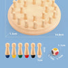 Wooden Memory Match Stick Chess Game – Montessori Color Matching Board Game