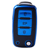 TPU Leather Car Key Case Cover for VW Volkswagen Models