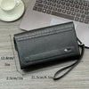 Crocodile Pattern Clutch Bag with Flap Closure